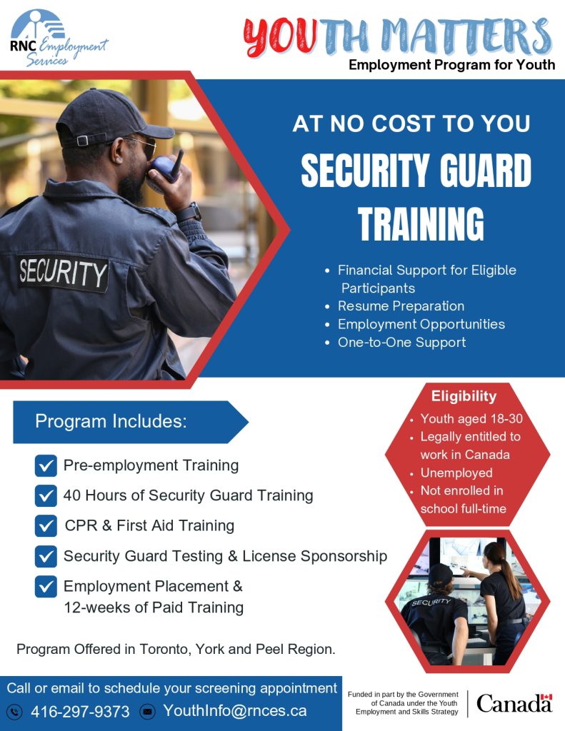 Youth-Matters-Canada-Job-Expo-Job-Fair-Security-Guard